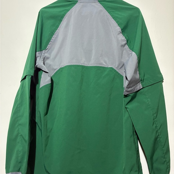 Adidas Ohio University Bobcats Green Men's Full/Half Sleeve Warmup Jacket - Picture 6 of 6